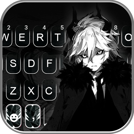 Cool Devil Boy Keyboard Backgr