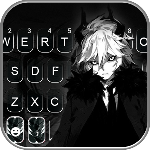 Cool Devil Boy Keyboard Backgr