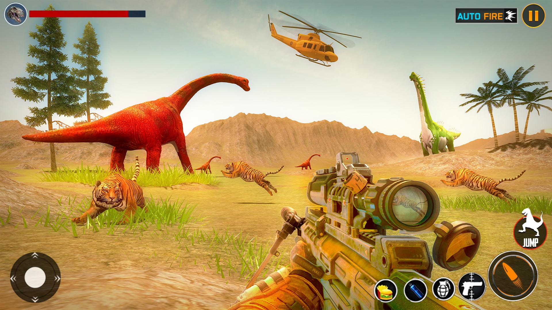 JURASSIC MISSIONS: free offline shooting games android iOS apk