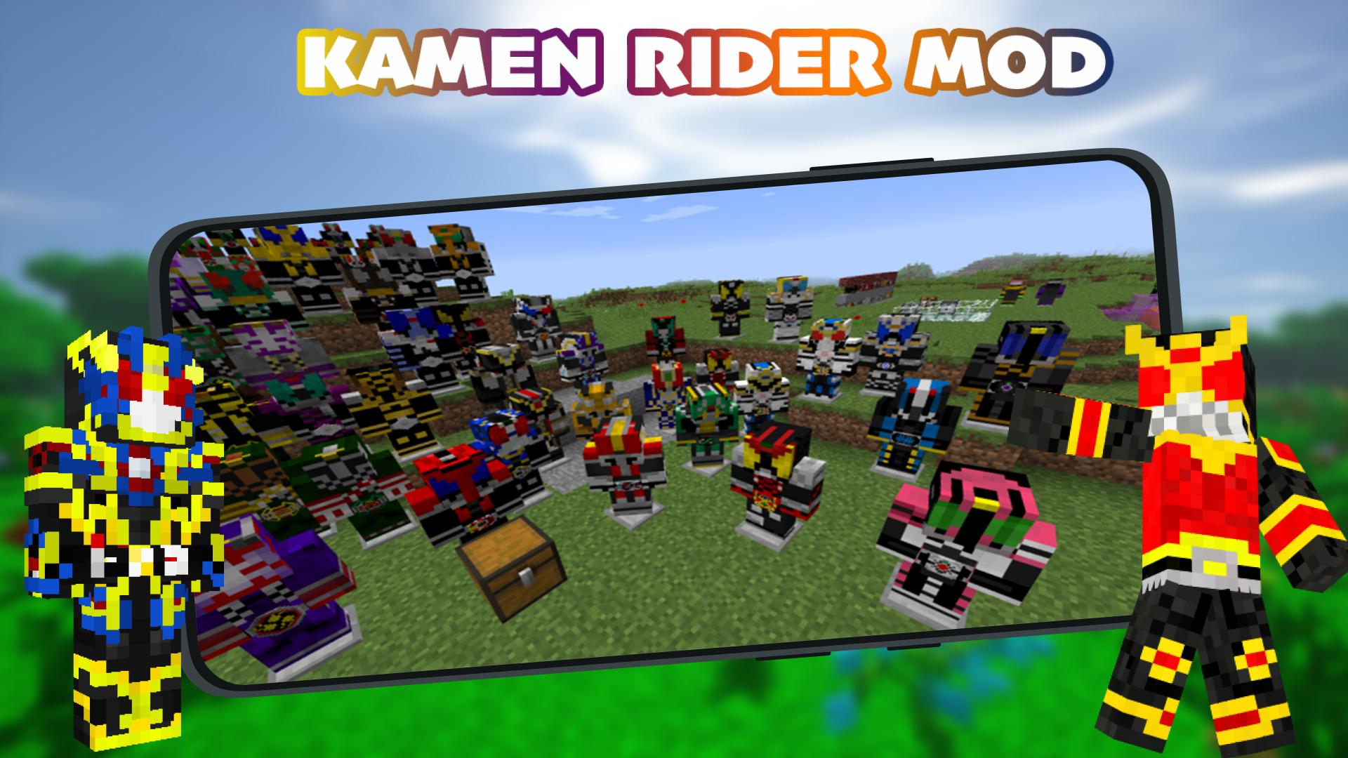 Скачать Kamen Rider Mod For MCPE на ПК | Официальный представитель GameLoop