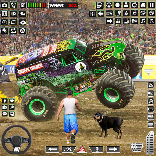 Real Monster Truck Games 3D