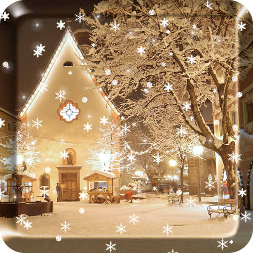 Salju Natal Wallpaper Animasi