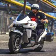 Police Moto Bike Shooting Game