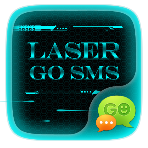 GO SMS LASER THEME