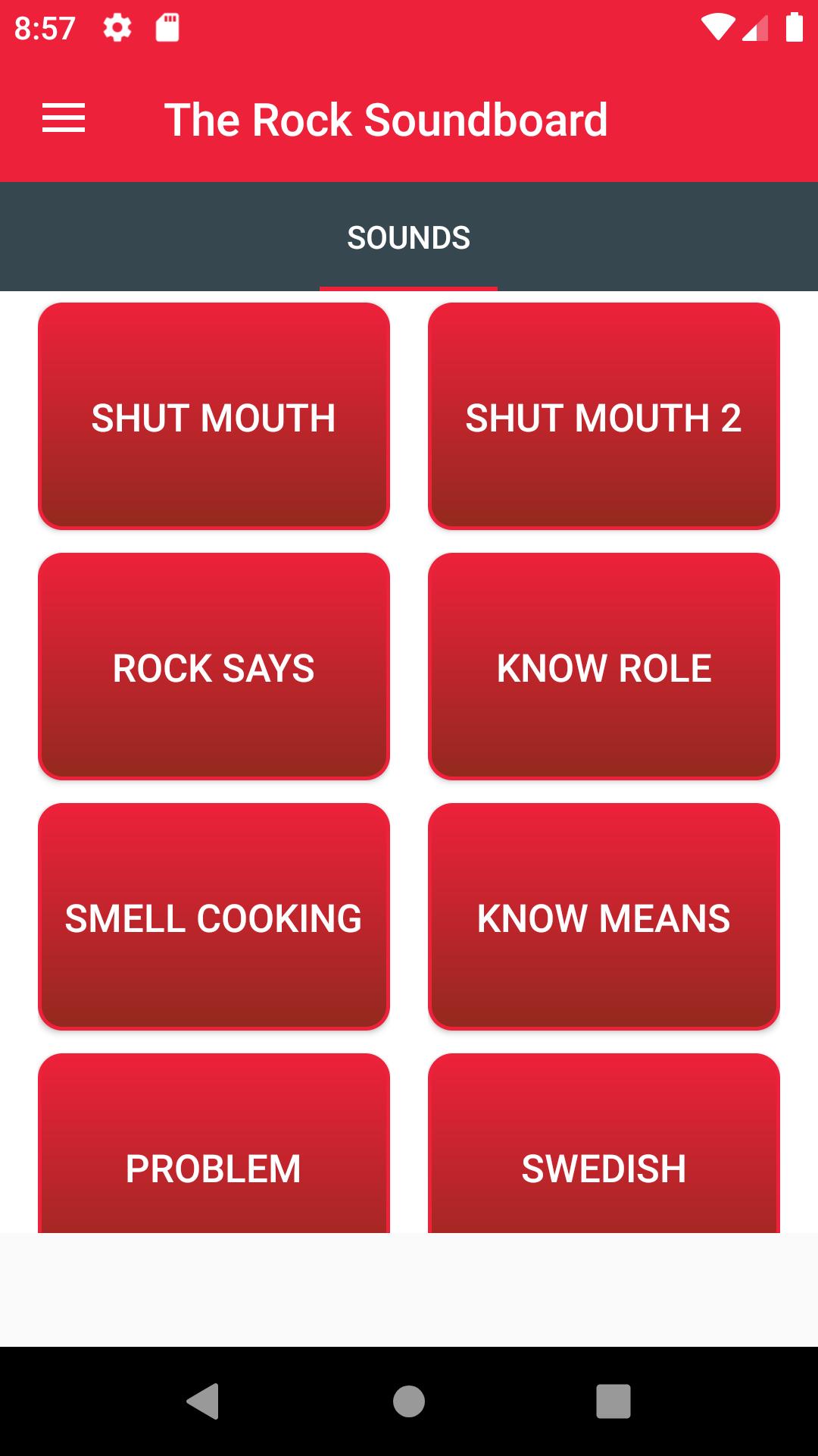 the rock soundboard