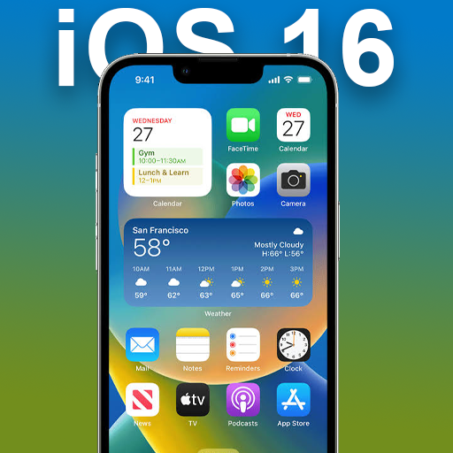 iPhone 14 Launcher iOS 16