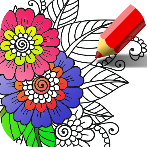flowers coloring books game