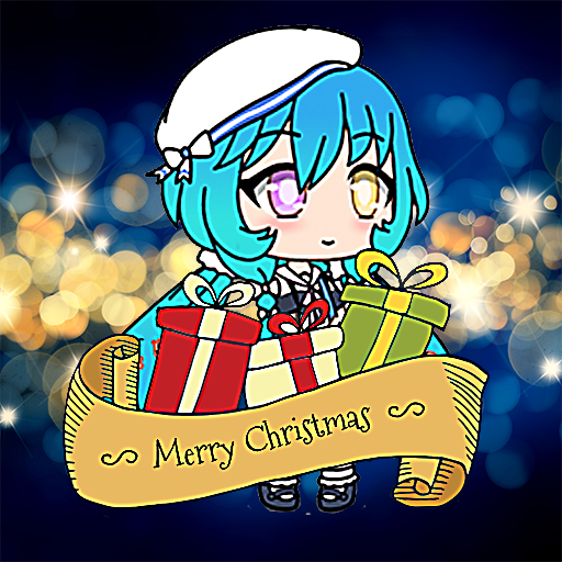 Gacha Christmas Cute Greeting 