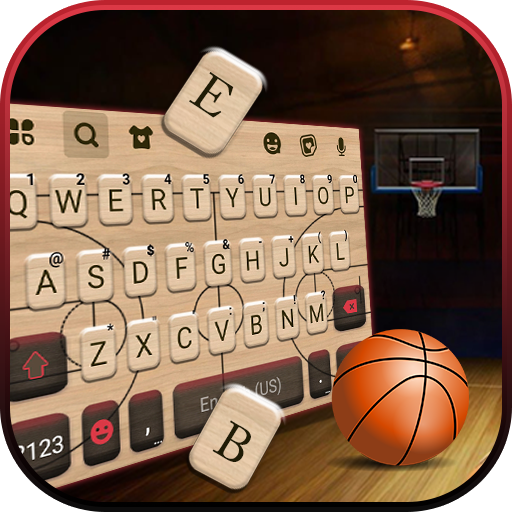 Basketball Court Keyboard Back