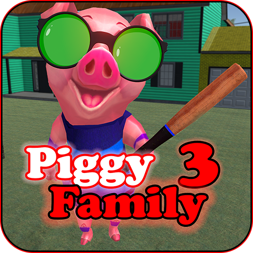 Piggy Family 3 : Scary Neighbor Obby House Escape