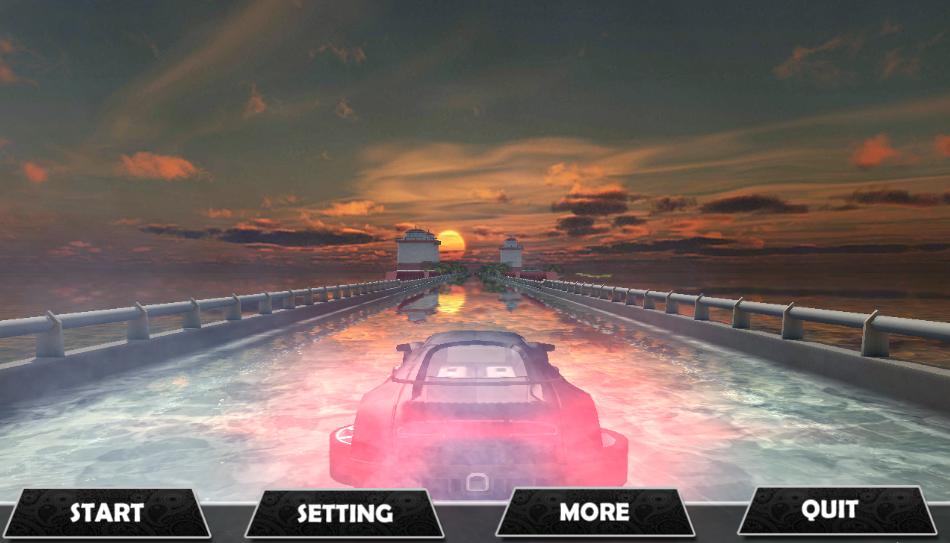 Download Turbo Water Slide Car Racing : android on PC