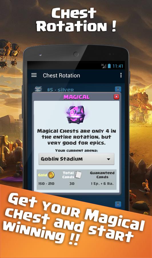Download chest tracker clash royal android on PC
