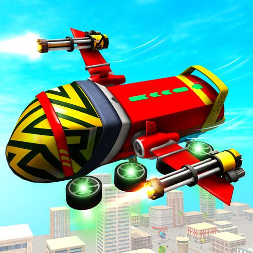 Army Bus Flying Robot Game