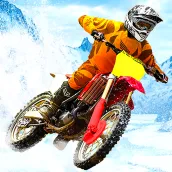 moto complicada de neve