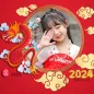 Chinese new year frame 2024