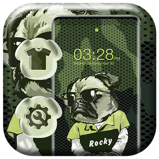 Puppy Rock Star Theme