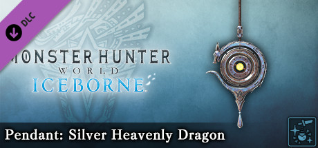 Monster Hunter World: Iceborne - Pendant: Silver Heavenly Dragon
