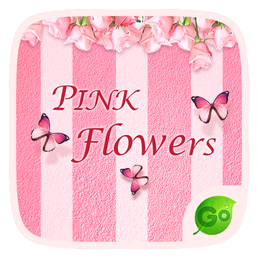 Pink Flowers GO Keyboard Theme