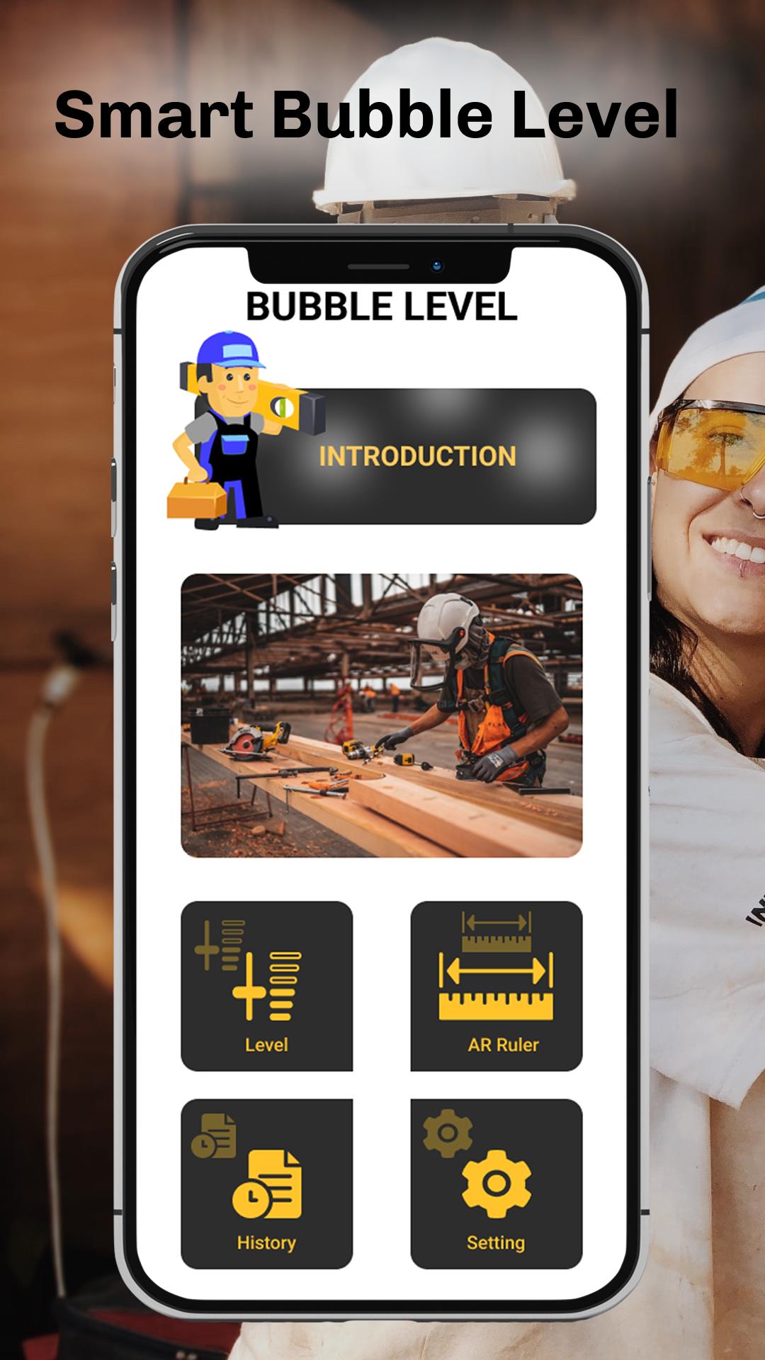 Download Offline Bubble Level Meter App android on PC