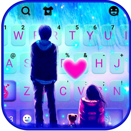 Romantic Sky Couple Keyboard B