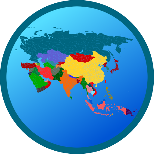 Карта азии