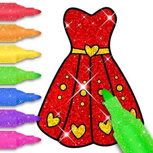 Dress Coloring Game for girls