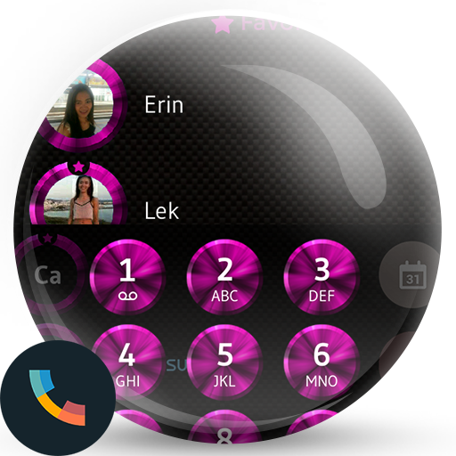 Theme Dialer Shading Pink