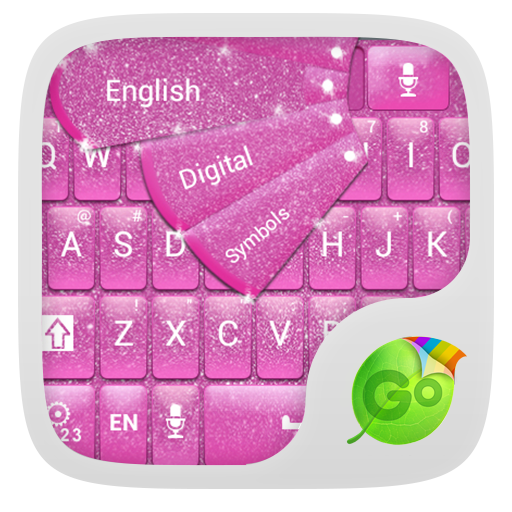 Glitter GO Keyboard Theme