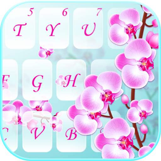 Orchid Flowers keyboard