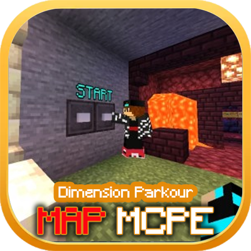 Dimension Parkour Map for Mcpe