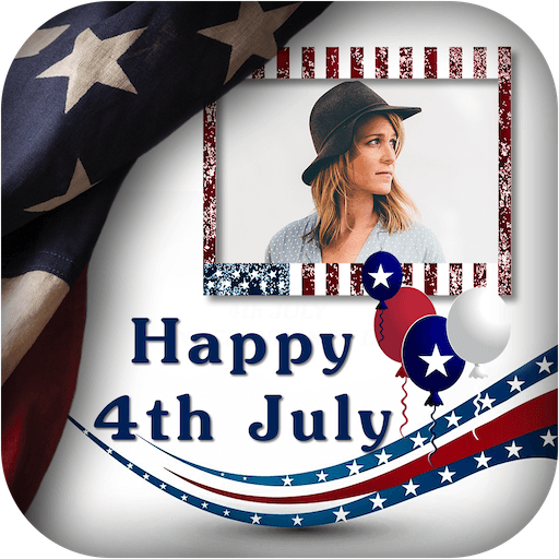 4th July GIF Photo Frame / 4th