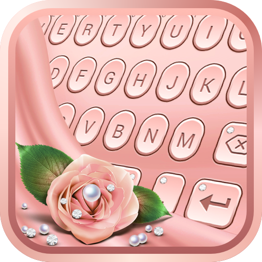 Rose Gold keyboard for phone 8