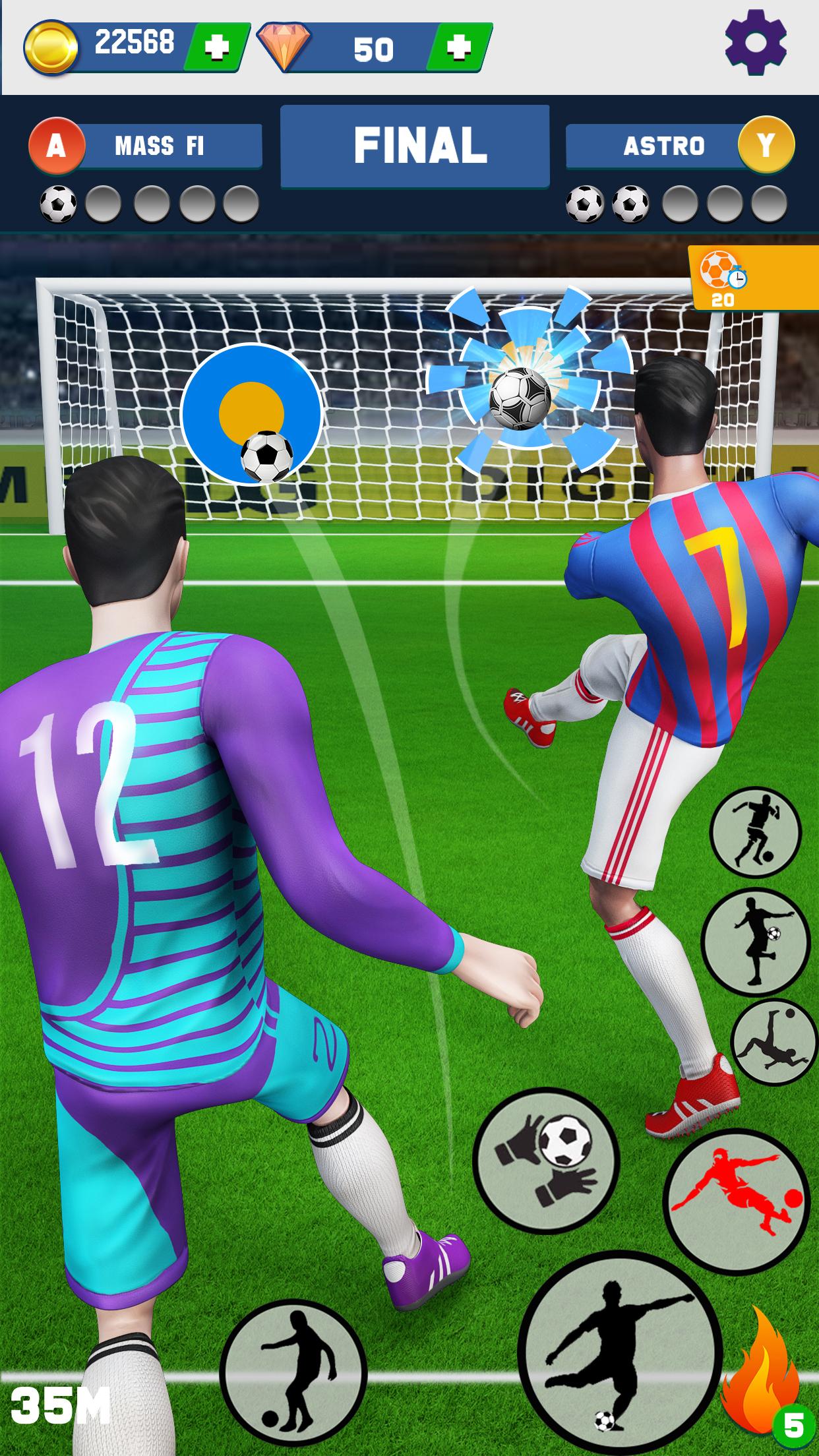 Download Soccer Kicks Strike Game android on PC