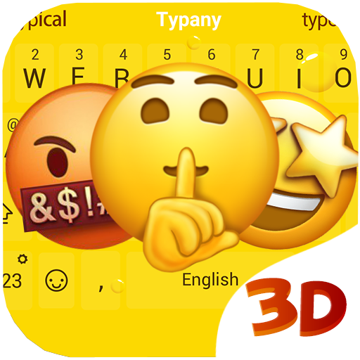 Emoji 3D Animated Theme&Emoji Keyboard