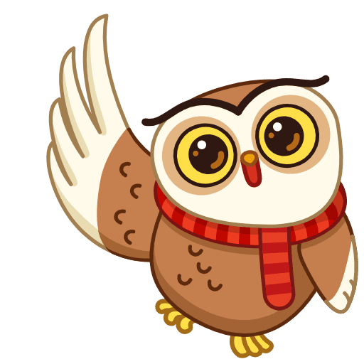 Cute Owl Stickers WAStickerApp
