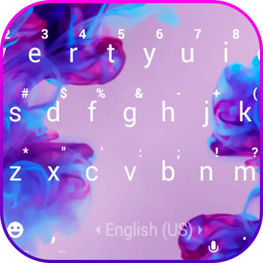 Diffusion Purple Keyboard Them