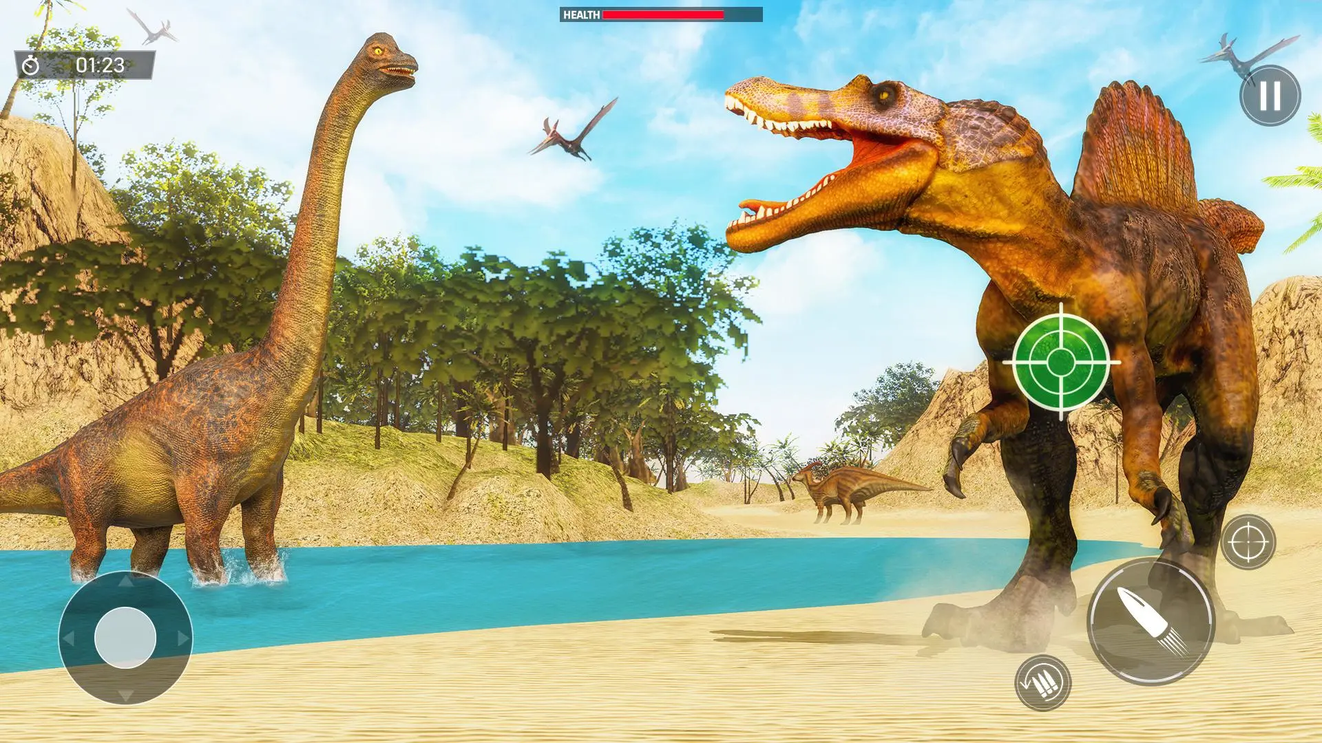 Download Real Dino Hunter: Dino Game 3d on PC with MEmu