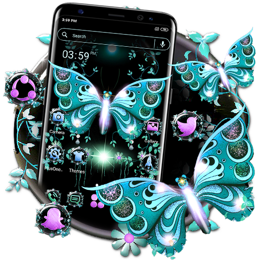 Butterfly Glitter Themes