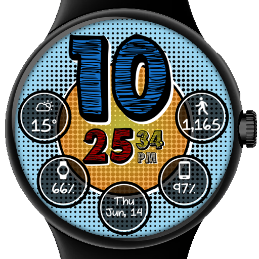 Retro Pop HD Watch Face