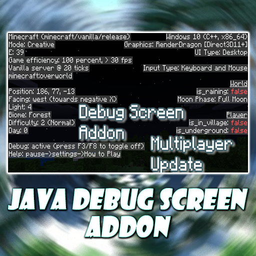 Java Debug Screen Addon MCPE