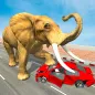 हाथी शहर का हमला सिम्युलेटर: जंगली जानवरों का खेल