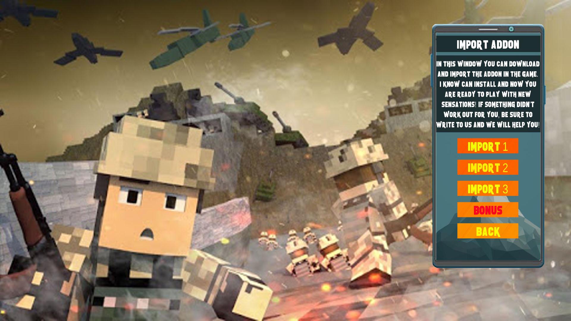 Download War for Minecraft android on PC