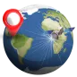 Живая карта Земли-3D-просмотр
