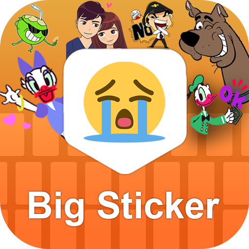 Big Sticker Keyboard