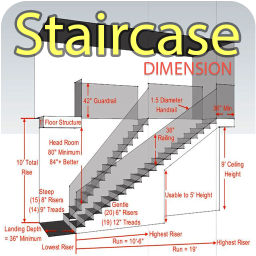 Размер лестницы и дизайн