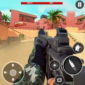 Gunfire Strike: 士兵突擊 玩遊戲 反恐 步槍