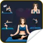 Yoga & Meditation Stickers For