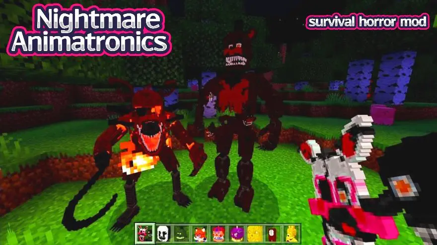 Fnaf World Mod] FNAF Security Breach ALL ADVENTURE ANIMATRONICS - FNaF Mods  