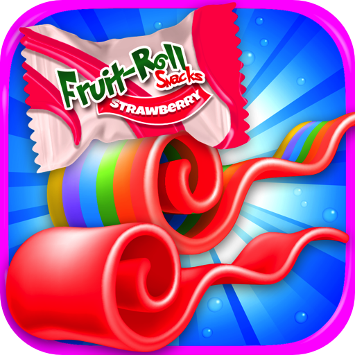 Fruit Roll Candy Maker - School Snacks Sim FREE