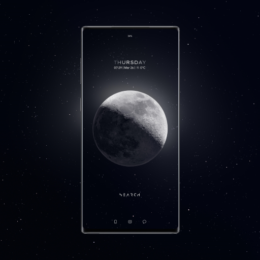 SPINNING MOON theme for KLWP